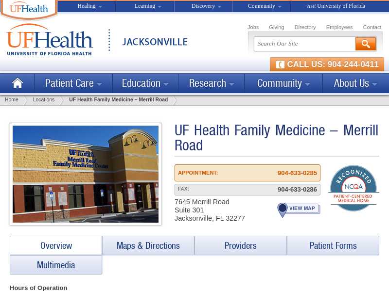 UF Health Family Medicine- Merrill Road