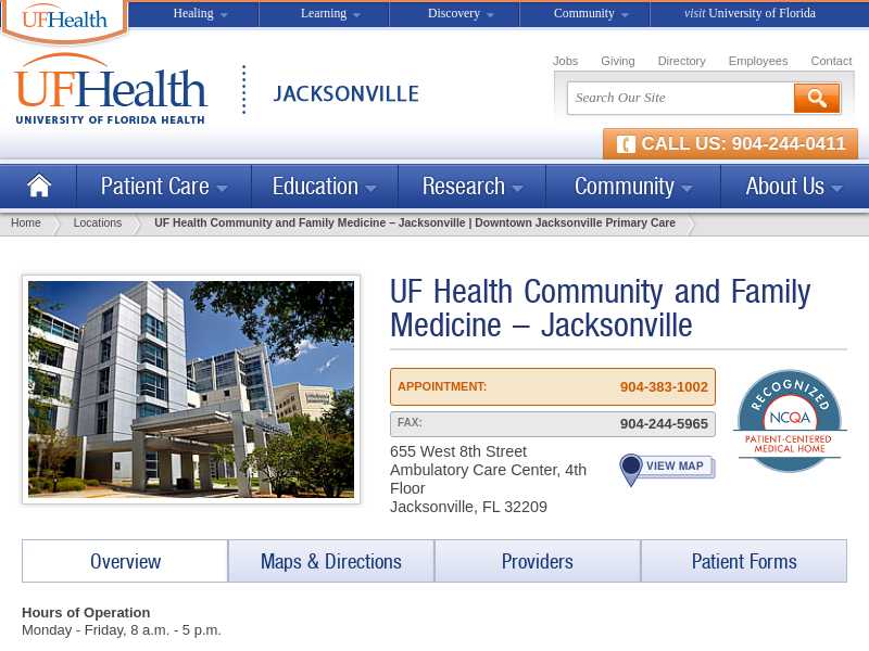 UF Health Community and Family Medicine - Jacksonville