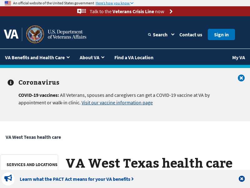 West Texas VA Health Care System- Abilene