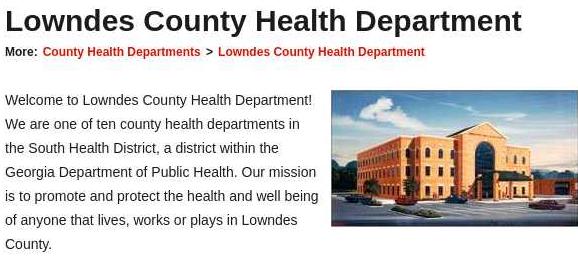 Lowndes County Health Department